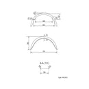 Kotflügel Metall halbrund 14 Zoll Schutzblech Anhängerkotflügel