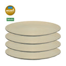 4x Koziol flache Teller 26cm Outdoor Campinggeschirr 100% organic, Wüstensand