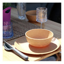 4x Koziol Schale 700ml Outdoor - 4er Set Campinggeschirr 100% organic, Holz