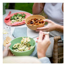 4x Koziol Schale 700ml Outdoor - 4er Set Campinggeschirr 100% organic, Holz