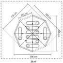 Coleman Octagon BlackOut Campingzelt 8-Personen Kuppelzelt Camping Zelt 396x396cm