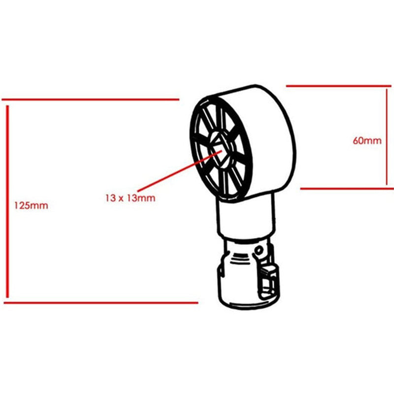 Thule Kurbelgetriebe für Omnistor 5200, 5