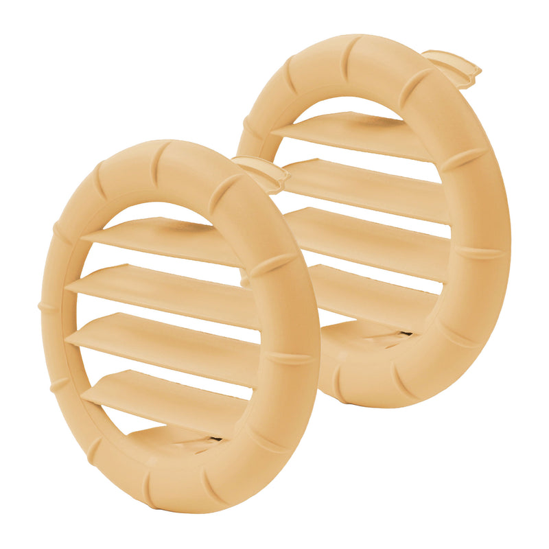 2x Lamelleneinsatz LA für Truma Heizsysteme & Saphir – Luftströmung beige