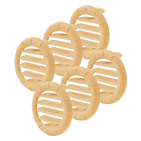 6x Lamelleneinsatz LA für Truma Heizsysteme & Saphir – Luftströmung beige