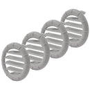 4x Lamelleneinsatz LA für Truma Heizsysteme & Saphir – Luftströmung Achatgrau