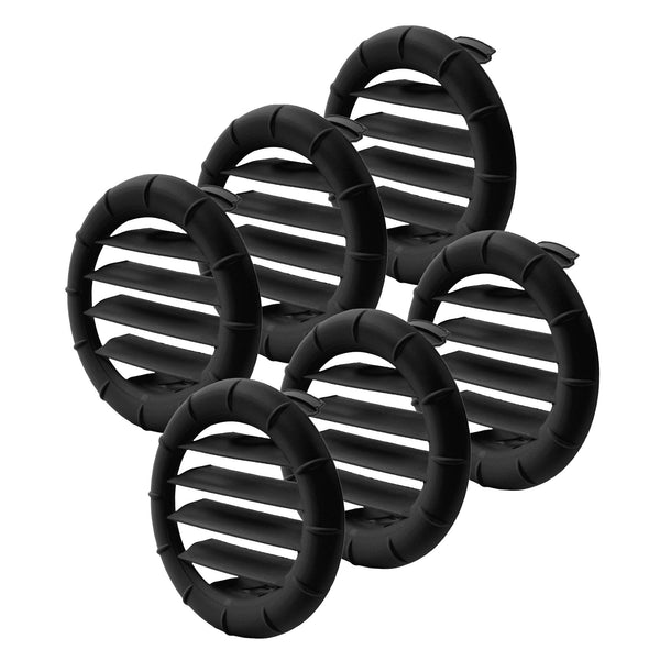 6x Lamelleneinsatz LA für Truma Heizsysteme & Saphir – Luftströmung schwarz