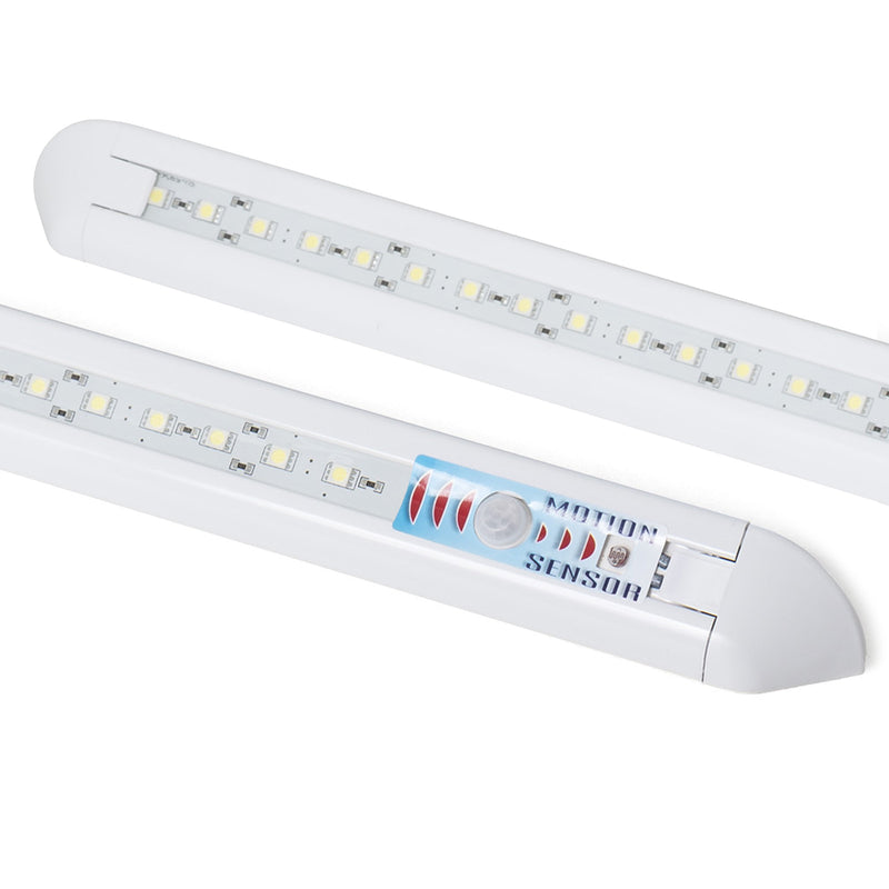 2x Fiamma Led Außen Leuchte mit Bewegungsmelder 12 V 31 weiße LED extra hell
