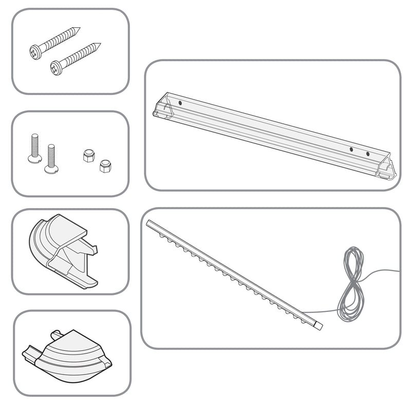 Fiamma Led Außen Leuchte mit Bewegungsmelder 12 V 31 weiße LED extra hell