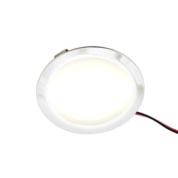 Einbaustrahler 12V LED-Spot 120lm Leuchte Chrom Lampe für Wohnwagen, Wohnmobil