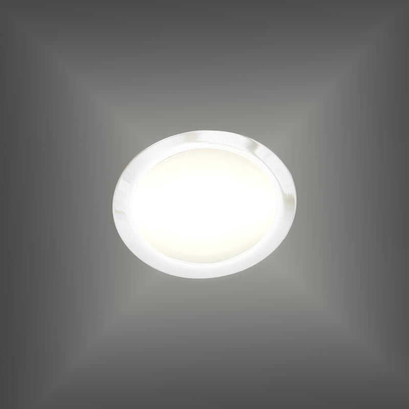 2x Einbaustrahler 12V LED-Spot 120lm Leuchte Chrom Lampe für Wohnwagen Wohnmobil