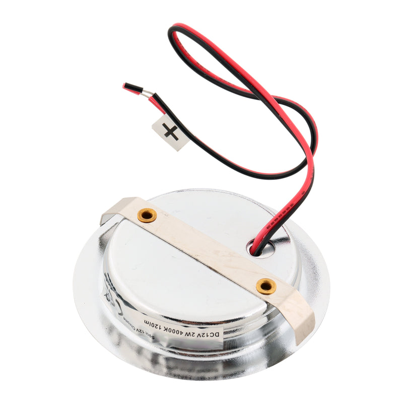 Einbaustrahler 12V LED-Spot 120lm Leuchte Chrom Lampe für Wohnwagen, Wohnmobil