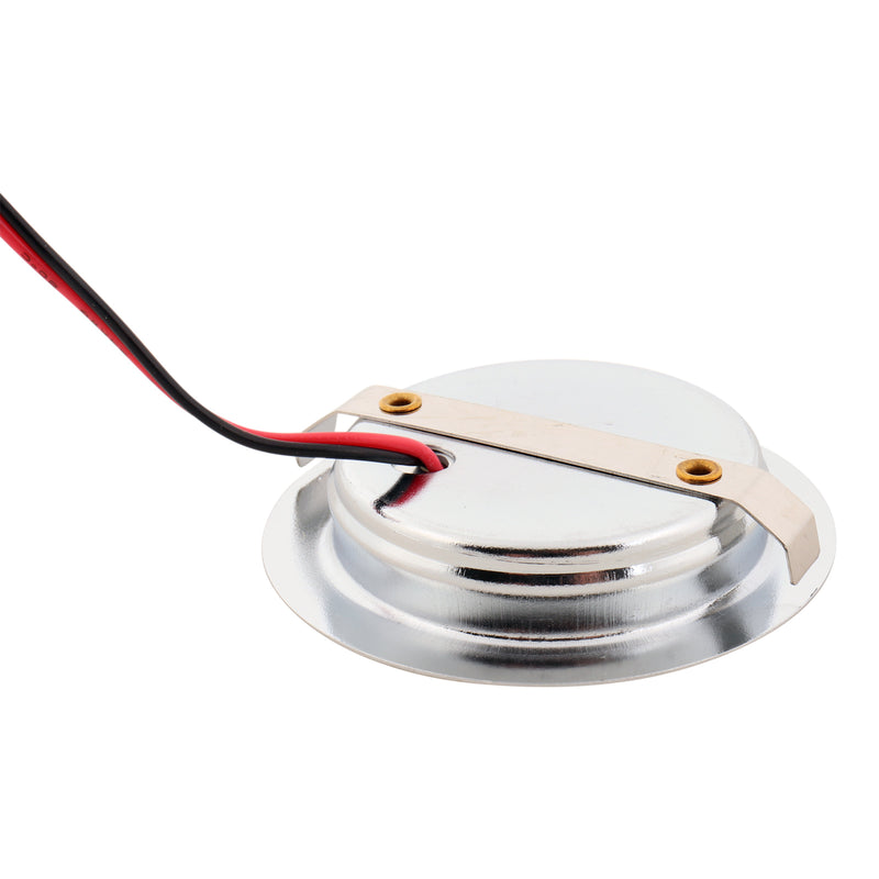 2x Einbaustrahler 12V LED-Spot 120lm Leuchte Chrom Lampe für Wohnwagen Wohnmobil