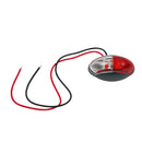 2er Set Umrissleuchte LED rot/weiß 60x34 mm, 12-30 V