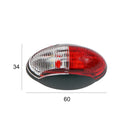 2er Set Umrissleuchte LED rot/weiß 60x34 mm, 12-30 V – ProPlus