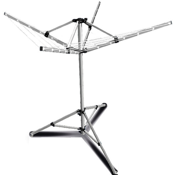 Little Emma 3 - Aluminium Wäscheständer 4-armig 16m Leine Camping Wäschespinne