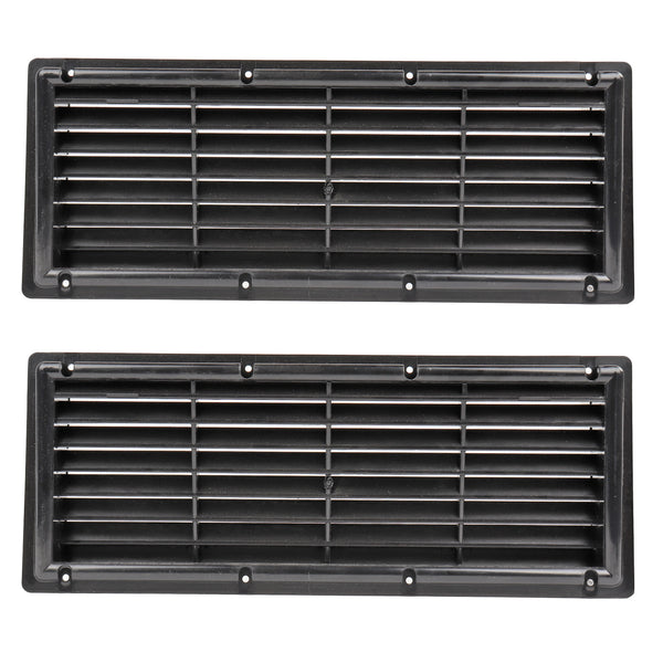 2x Lüftungsgitter für Camping Kühlschrank | 37.5x15cm | Fliegengaze |Wohnmobil