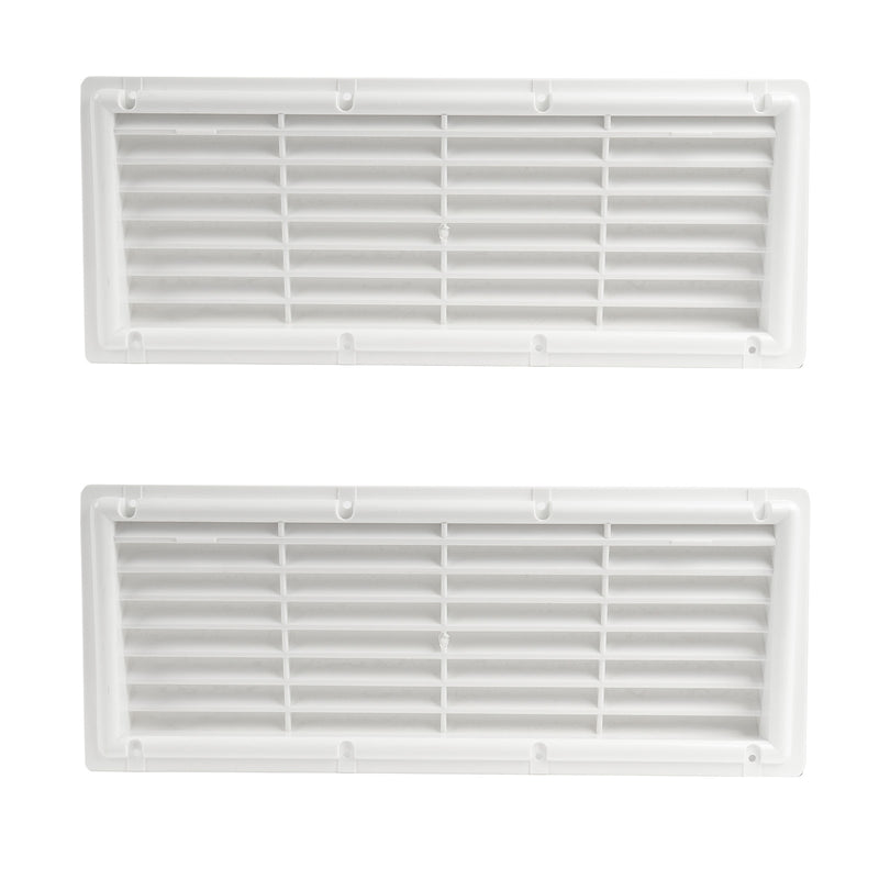 2x Lüftungsgitter für Camping Kühlschrank | 37.5x15cm | Fliegengaze |Wohnwagen
