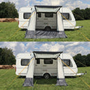 Seitenzelt 260x250cm Camping Luft Vorzelt für Wohnwagen, Wohnmobil 7mm Keder