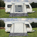 Seitenzelt 260x250cm Camping Luft Vorzelt für Wohnwagen, Wohnmobil 7mm Keder