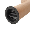 4x Endstück Warmluftaustritt Schwarz Truma für 65mm Warmluftrohre verschließbar – Truma