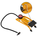 Dunlop Fußpumpe mit Manometer, 0-7 bar, 0-100 PSI