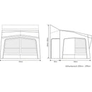 Outdoor Revolution Luftvorzelt Esprit Pro X 350 M Vorzelt freistehend Wohnmobil