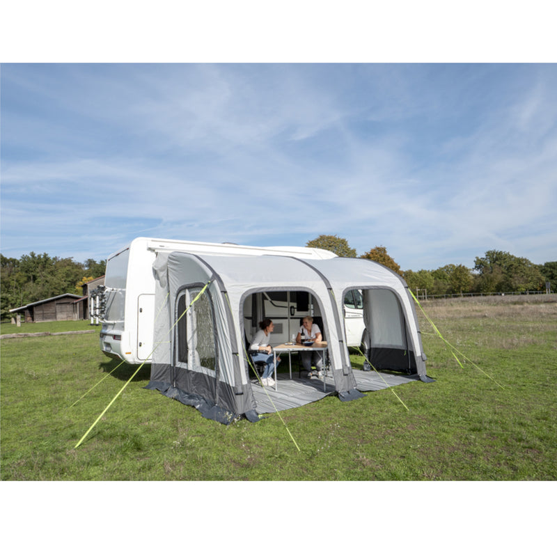 Luftvorzelt TOUR PONZA 390 - Ganzjahres- Luftzelt für Wohnwagen 250+80 x 390 cm