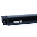 Markise F40 Pro Deep Black RoyalGrey 270cm Breite Auszug 225 cm inkl. Kit T5 T6 – Fiamma