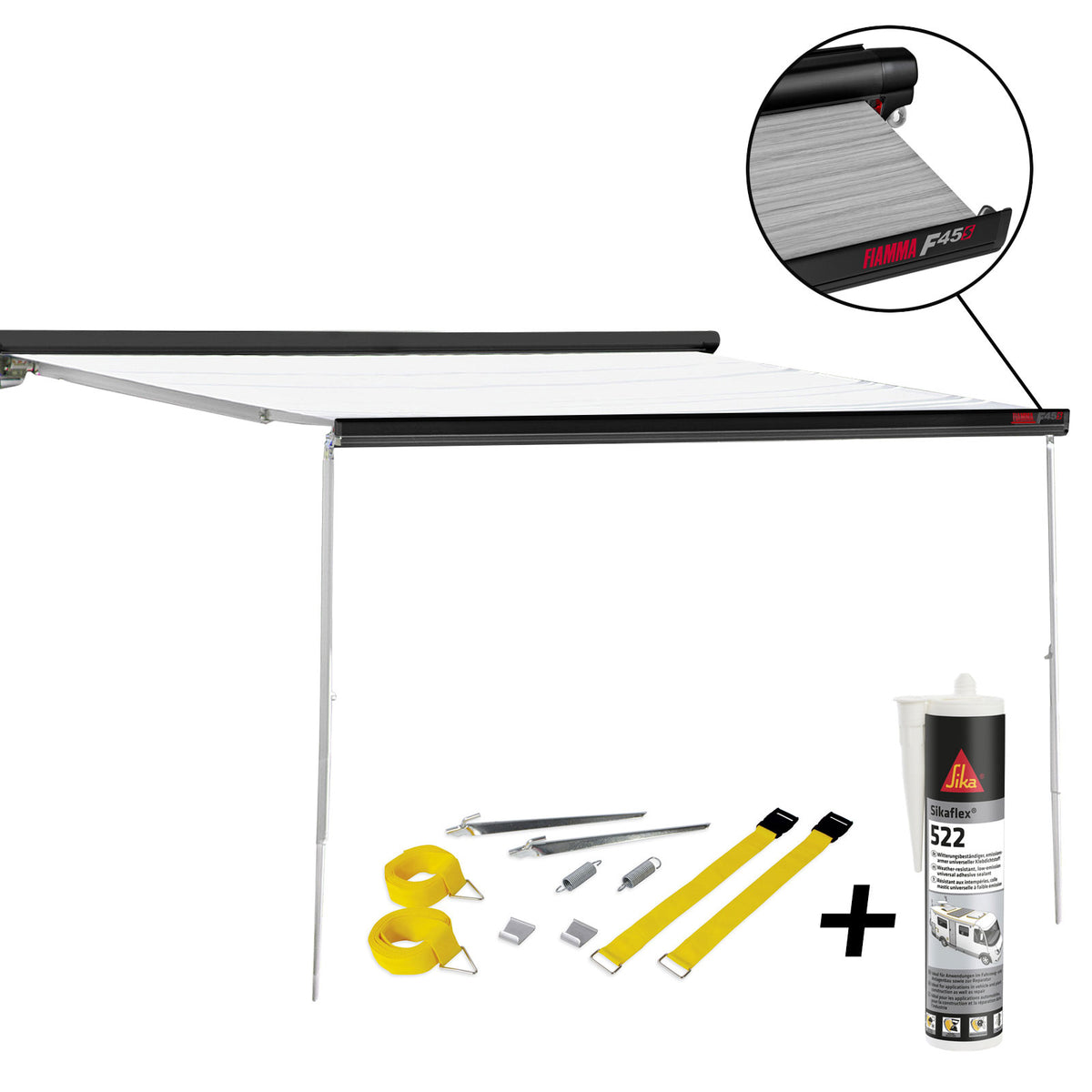 Fiamma F45 S Markise Gehäuse Black 260cm,