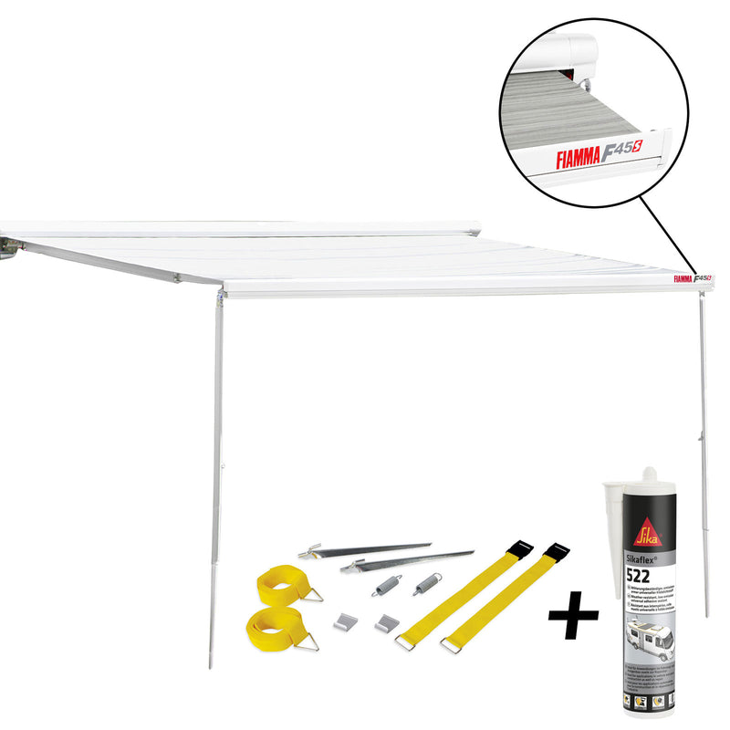 weisse markise Fiamma F45 S Markise Gehäuse Weiß 260cm,