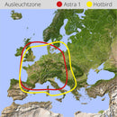 Megasat Campingman Portable ECO Multi Sat Anlage  -  Satellitenschüssel - weiß
