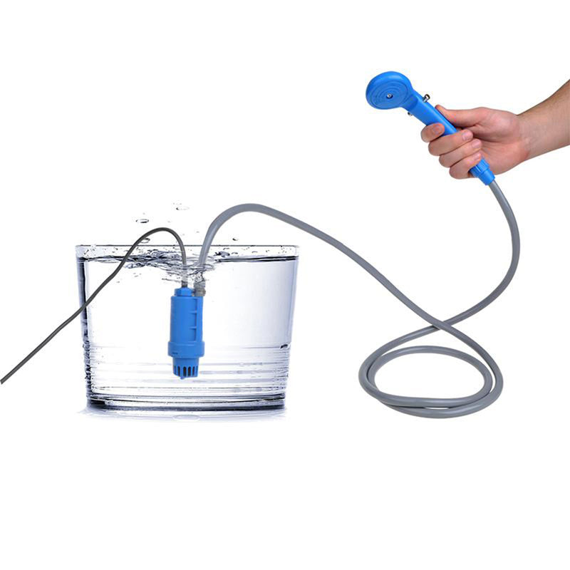 Outdoor Dusche, 12 Volt, inkl. Tauchpumpe
