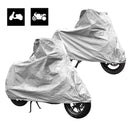 Motorrad & Roller Abdeckplane XL grau 246x104x127 cm Pva doppelt abgenäht 🏍️