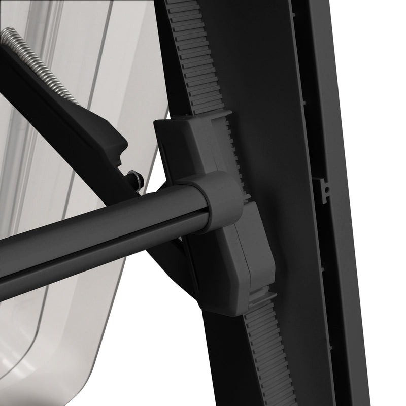 MPK VisionStar L pro Schwarz Dachhaube 70x50 + Dichtmasse Adapterrahmen pssd. für Ducato