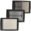 MPK VisionStar L pro Schwarz Dachhaube 70x50 + Dichtmasse Adapterrahmen pssd. für Ducato – MPK