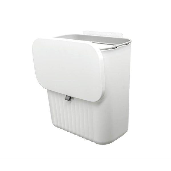 Abfalleimer mit Schwingdeckel 8,5L Camping Mülleimer für Wohnwagen, Wohnmobil