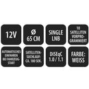 Carbest X65 MultiSat - automatische Sat-Anlage Single LBN - Wohnmobil, Wohnwagen