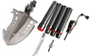 Valeryd® Klappspaten Multitool Set Edelstahlblatt Survival Jagd Camping Garten