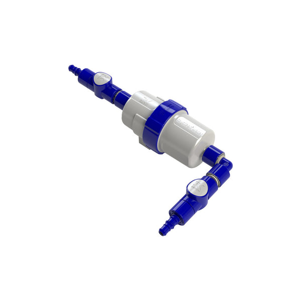 Trinkwasserfiltersystem mit Schnellkupplung für beide Anschlusstypen 280x67,5mm