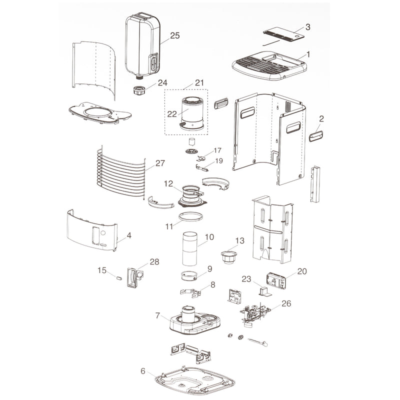Kero Petroleumofen 241 ACE 2,2Kw Docht-Ofen inkl Batterien Not Aus