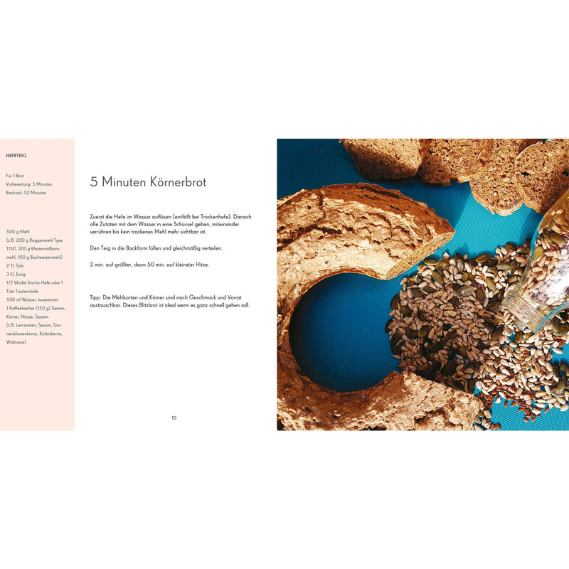 Omnia Backbuch - Brot backen einfach & lecker, 64 Rezepte Kochbuch Campingofen