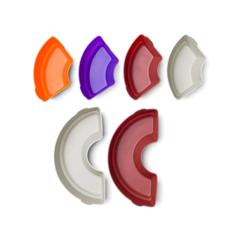 Omnia Silikonformen 6-teiliges Set für Campingbackofen Silikonform Backform