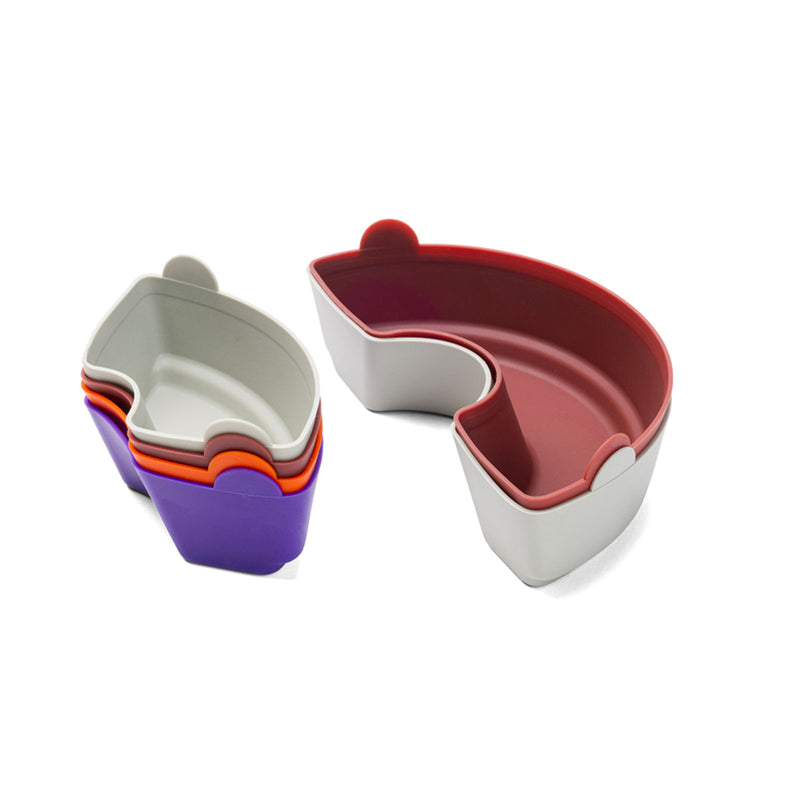 Omnia Silikonformen 6-teiliges Set für Campingbackofen Silikonform Backform