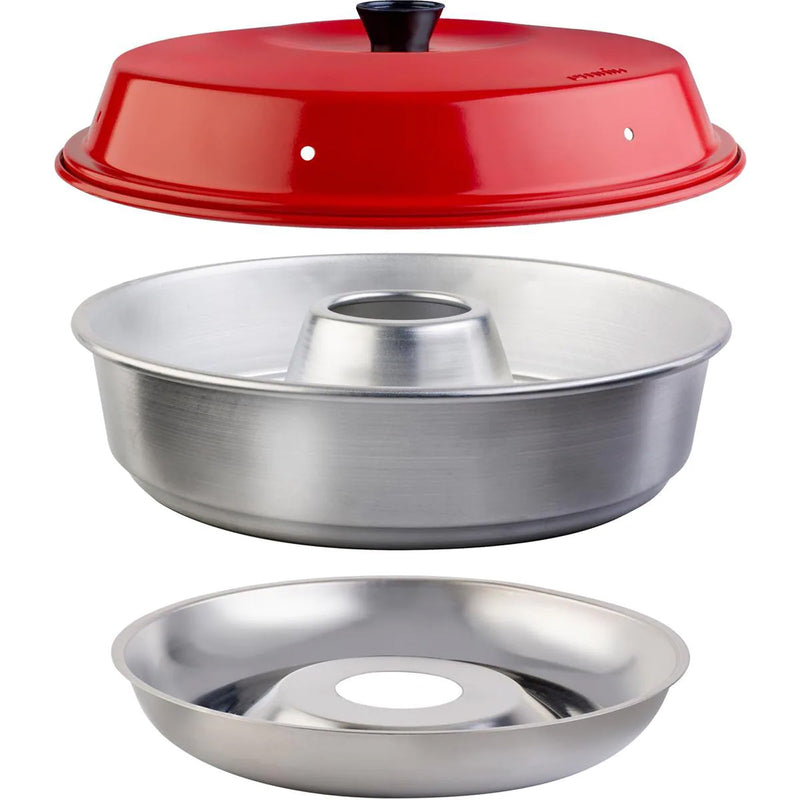 Omnia Camping Backofen KIT - 5-tlg. Campingbackofen Set Backofen + Zubehör