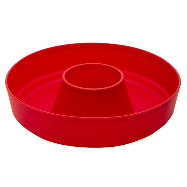 Omnia Silikonbackform für Campingbackofen, Ø22,5cm, 2.0 Silikonform Backform Rot
