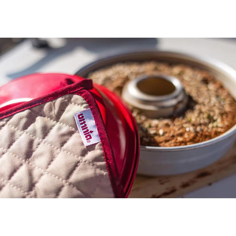 Omnia Topflappen für Campingbackofen (2-er Pack) 24x24 cm Ofenhandschuhe