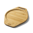 Omnia Bambus Untersetzer 312 x 235 x 22 mm Campingbackofen Schneidebrett Trivet