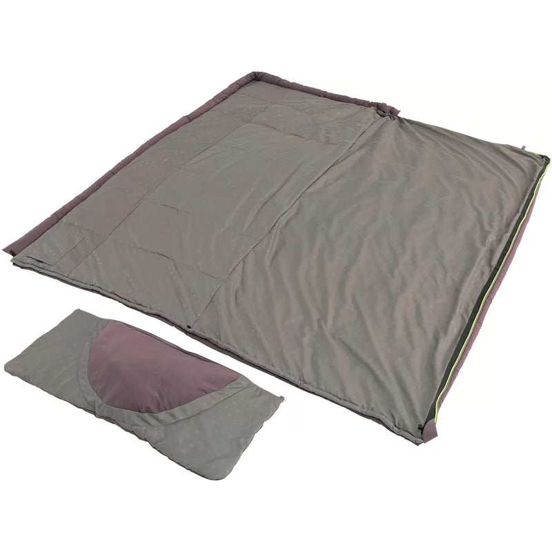 schlafsack rechts Outwell Deckenschlafsack Contour Purple,