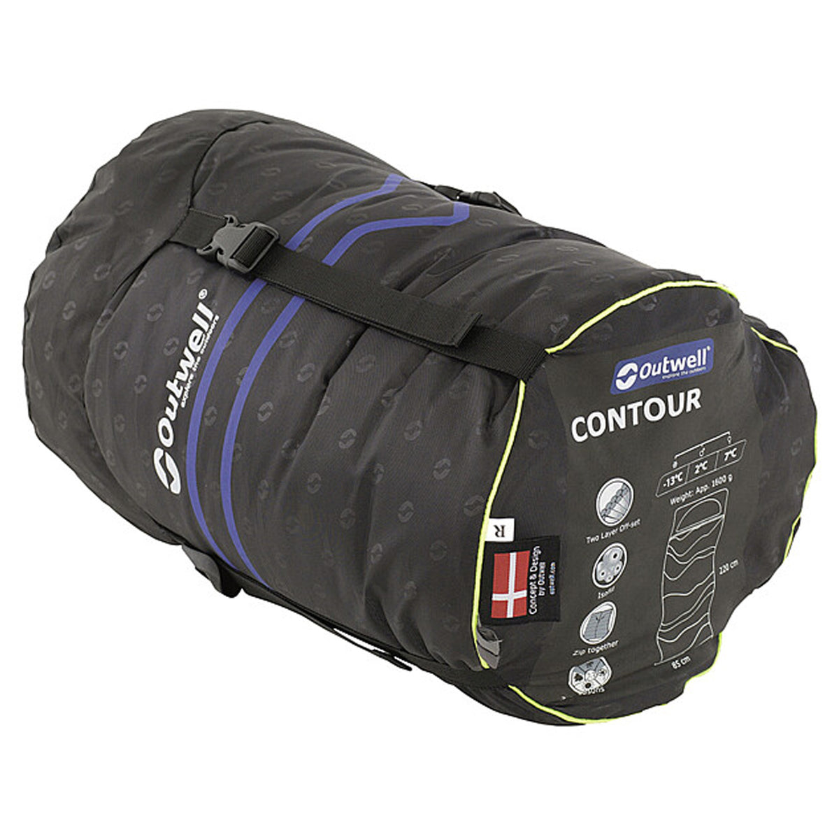 outwell schlafsäcke Outwell Deckenschlafsack Contour Purple,