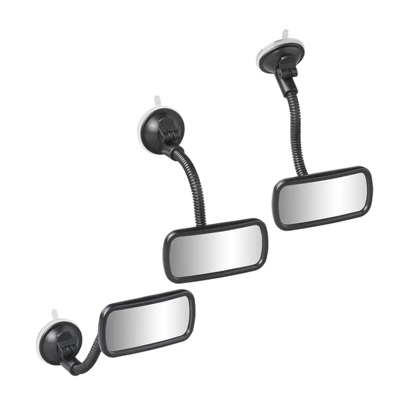 Panorama-Rückspiegel mit 12cm Flexarm - Universal Wohnwagen Caravan Spiegel